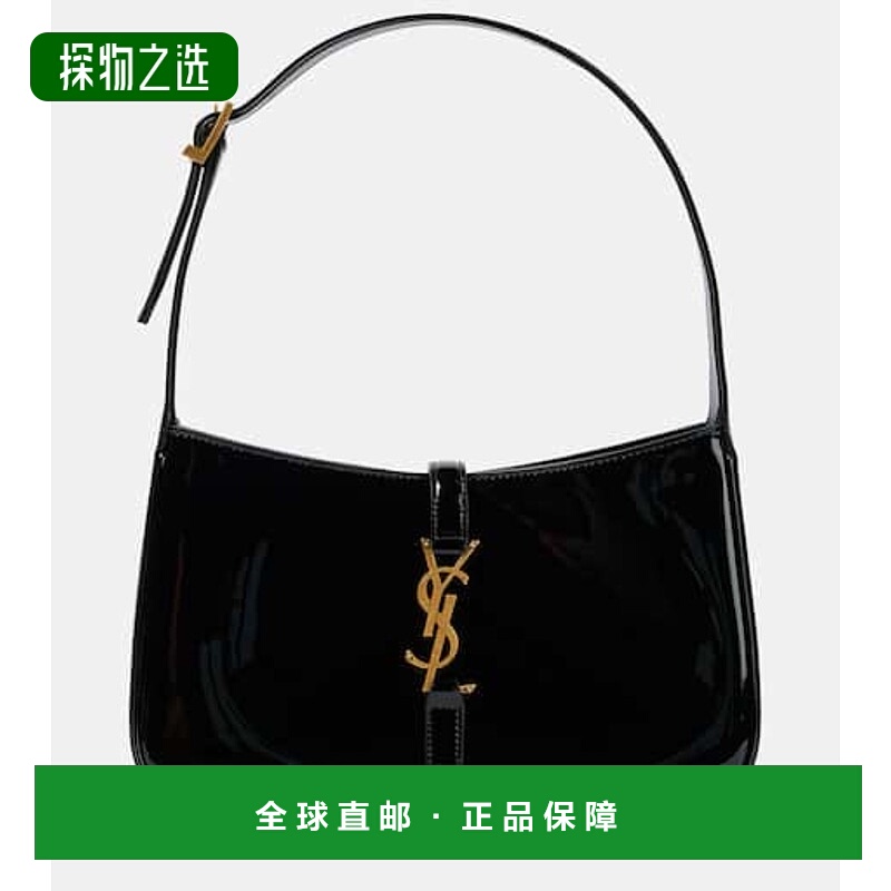 1h可退 香港直邮Saint Laurent 圣罗兰 女士 Le 5 à 7 漆皮肩包