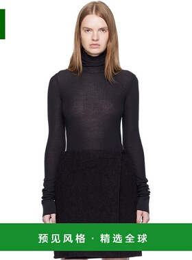 1h可退 香港直邮Lemaire 女士 灰色 Seamless 高领毛衣 TO1460LK1