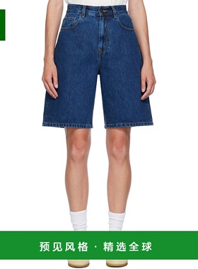 1h可退 香港直邮CARHARTT WIP 女士 蓝色 Brandon 牛仔短裤 I0319