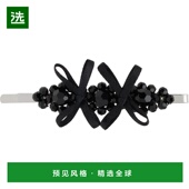 香港直邮Simone 黑色 Rocha 1h可退 蒙娜·罗莎 女士 Petite Bow