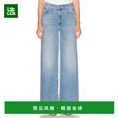 卷边拉链牛仔裤 1h可退 1066 Ditcher Sneak 香港直邮mother 女士