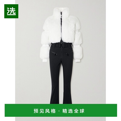 1h可退 香港直邮GOLDBERGH 女士 Lieke belted faux fur and stre