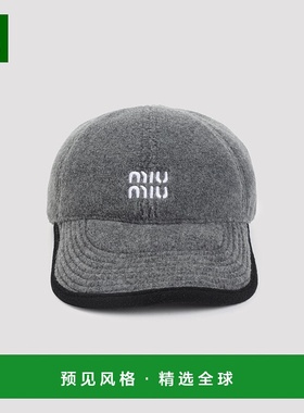 1h可退 香港直邮Miu Miu 缪缪 女士 Motif 徽标棒球帽 5HC36915V3