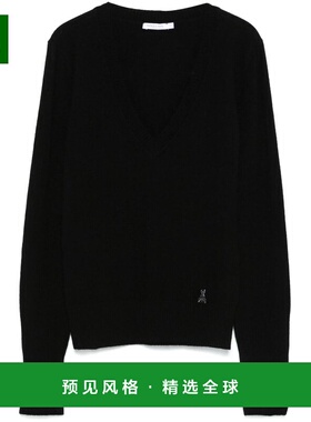 1h可退 香港直邮Patrizia Pepe 柏翠莎 佩佩 女士 V領針織衫 8K02