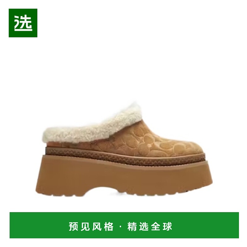香港直邮Coach Cecilia 厚底拖鞋 CCO36