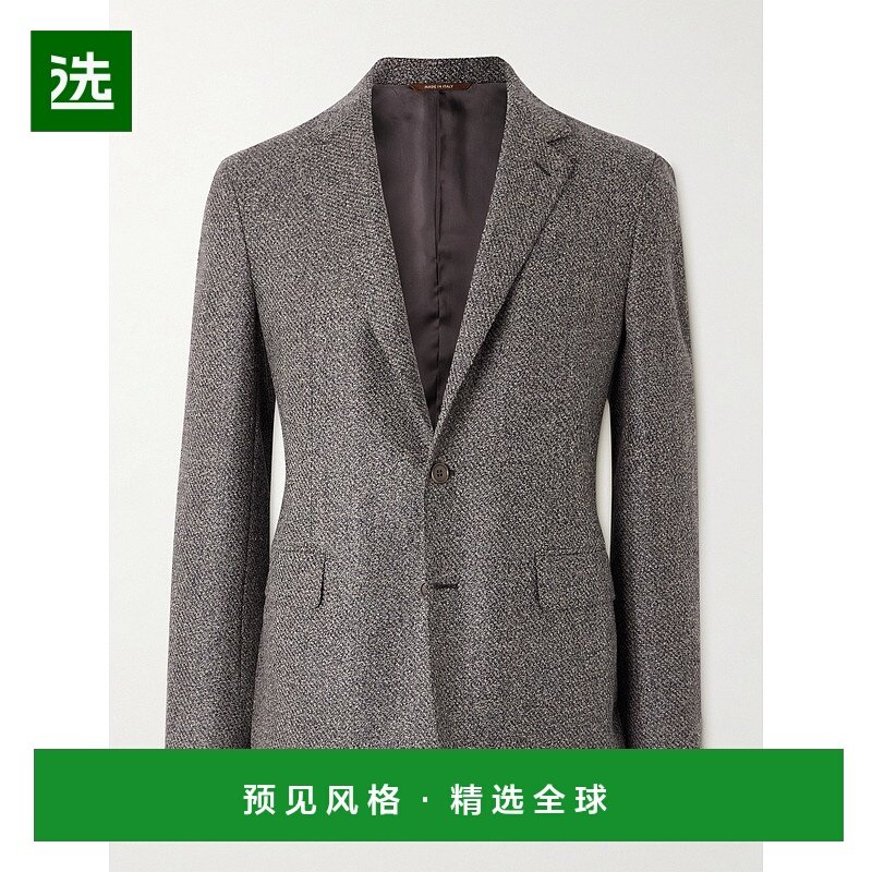 香港直邮Canali 康钠丽 男士 羊毛混纺西装外套 CU0525617290701