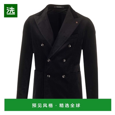 1h可退 香港直邮Tagliatore 男士 MONTECARLO DOPPIO PETTO GESSA