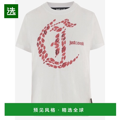 香港直邮JUST CAVALLI 女士T恤 80PAHT17CJ500QT5 SS2026