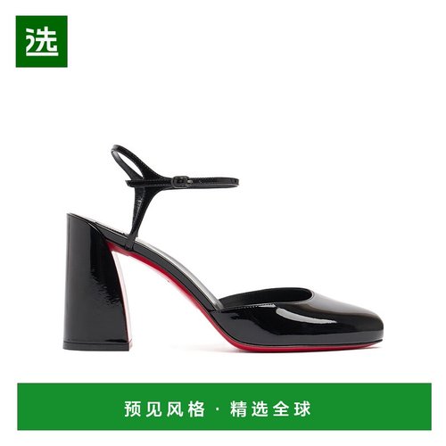 香港直邮Christian Louboutin 圆头高跟凉鞋 80I-G6N008