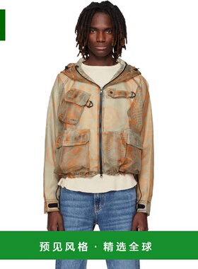 1h可退 香港直邮South2 West8 男士 橙色 & 驼色 Bush Trek 夹克