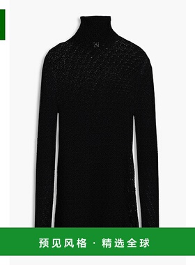 1h可退 香港直邮toteme 女士 钩花高领上衣 242WRT1776YA0040001B