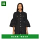 香港直邮MARQUES ALMEIDA 女士 1h可退 黑色牛仔布夹克 AW24JK02