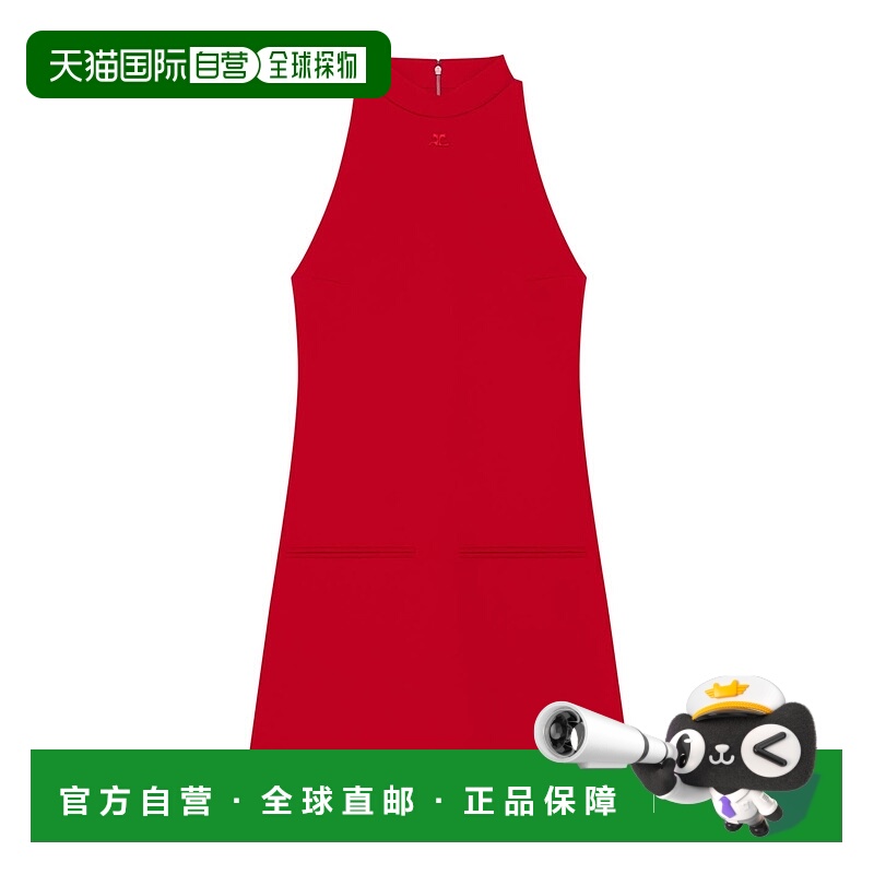 香港直邮Courreges 无袖连衣裙 325CRO696PL0159