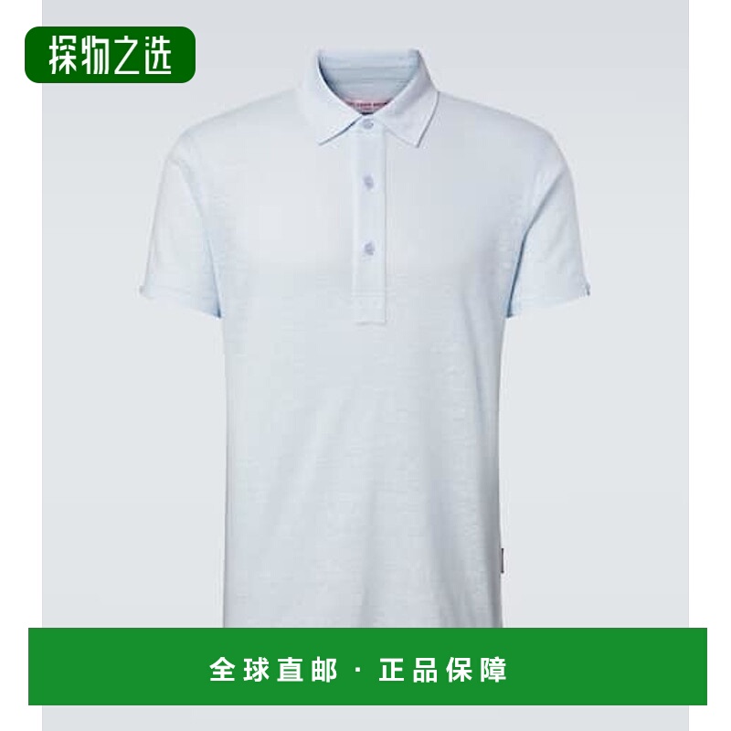 香港直邮Orlebar Brown 男士 Sebastian 亚麻针织Polo衫