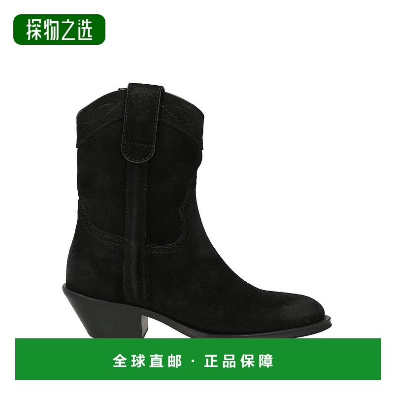 香港直邮Saint Laurent 圣罗兰 女士 脚踝靴 black黑色 舒适时尚
