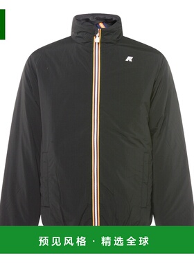 1h可退 香港直邮k way 男士 VALENTINE 黑色素色保暖休闲夹克 K21