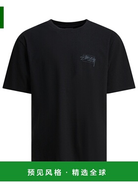 香港直邮STUSSY 男士T恤 1905079BLAC AW2025 黑色 T-shirts