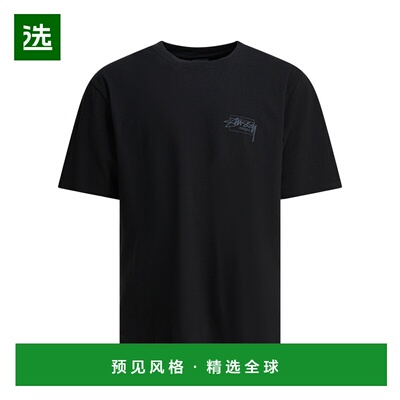 香港直邮STUSSY 男士T恤 1905079BLAC AW2025 黑色 T-shirts