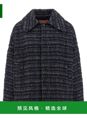 香港直邮MISSONI 女士大衣 DS25WC1DBC005WS91R5 AW2025 蓝色