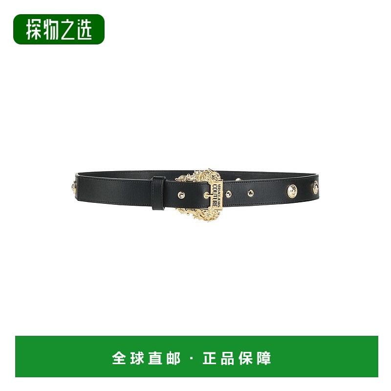 香港直邮Versace Jeans 范思哲 女士 皮带 black黑色 舒适时尚