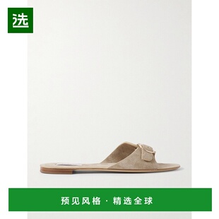 香港直邮Gabriela 绒面革凉拖 Hearst Briar 4258592 女士 1h可退