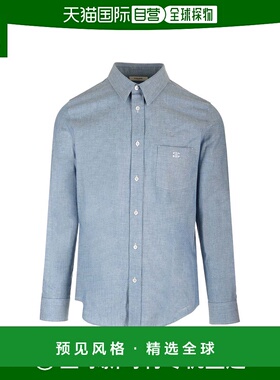 香港直邮Celine 徽标长袖衬衫 2C982508X.男装