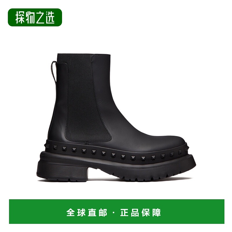 【99新未使用】香港直邮Valentino 徽标短筒靴 3Y2S0H33GZZ