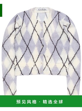 香港直邮Acne Studios 马海毛开衫 A60570羊毛印花