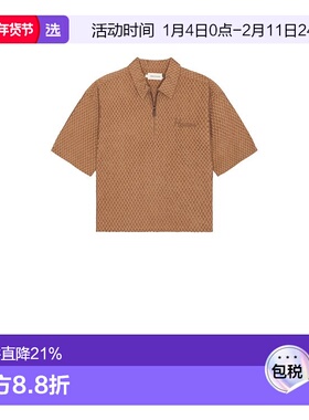 1h可退 香港直邮HONOR THE GIFT 男士 1/4拉链Polo衫 HTG250133