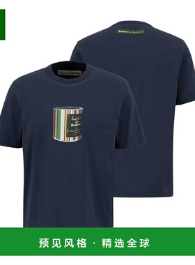 香港直邮Barbour 男士户外T恤 MTS1526MTSNY91 AW2025 蓝色 Ba X