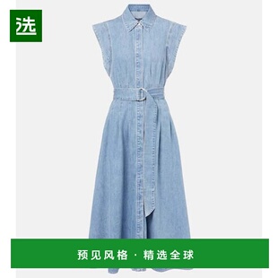 1h可退 香港直邮VERONICA BEARD 女士 Fuller 牛仔中长连衣裙