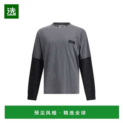 1h可退 香港直邮Magliano 男士 Trauma 长袖撞色T恤 MGFW25TT0301