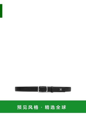 香港直邮WOOYOUNGMI 男士腰带 W253BE01674B AW2025 黑色 带logo