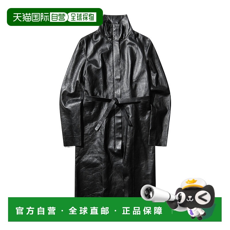 香港直邮Our Legacy 粒面小牛皮大衣 W4259CS