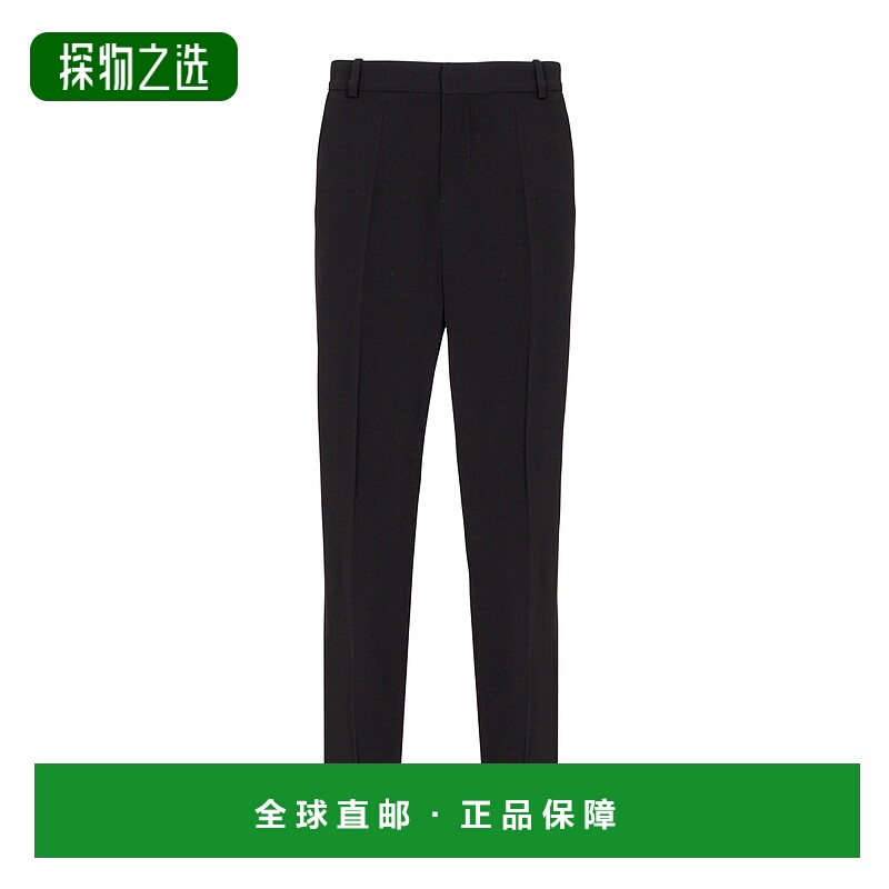 香港直邮Balmain 腰带袢直筒裤休闲裤 EH0PM037VB00