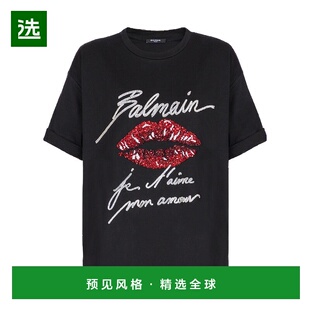 恤 EF1EG125PC74 刺绣短袖 香港直邮Balmain