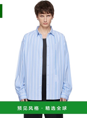 1h可退 香港直邮Jacquemus 男士 蓝色 La Casa 系列 The Simon 衬