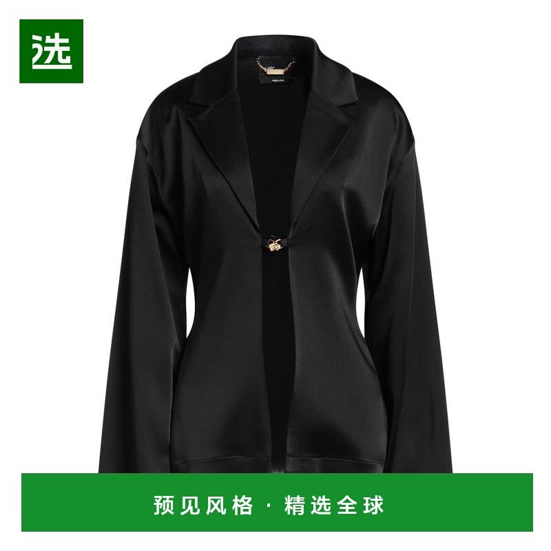 1h可退 【美国直邮】BLUMARINE 女士修身时尚西装外套 纯色翻领单,女装/女士精品,西装,淘宝优惠券,粉丝福利购,淘宝优惠卷