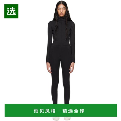 1h可退 【美国直邮】Y 3 黑色 Bonded Logo 连体裤 女装 女士精品