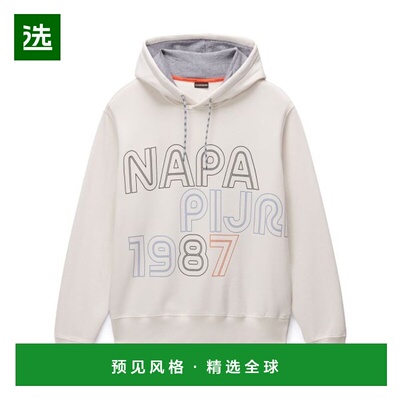 香港直邮NAPAPIJRI 男士卫衣 NP0A88SAFZI1 AW2025 白色 B-FIEMME