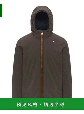 香港直邮K-WAY 男士户外冲锋衣 K6128VWUOMOB3A AW2025 军绿色 Ja
