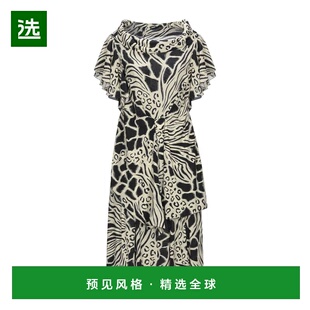 1h可退 香港直邮Alberta Ferretti 女士 真丝连衣裙 yellow黄色