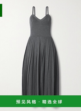 1h可退 香港直邮KHAITE 女士 ELIO连衣裙 9597511 grey灰色 舒适