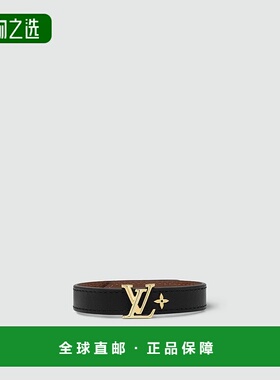 1h可退 欧洲直邮LV/路易威登 女士黑色金属/皮革手链新款