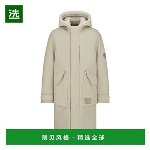 香港直邮Dior 413C305A6008 徽标连帽大衣