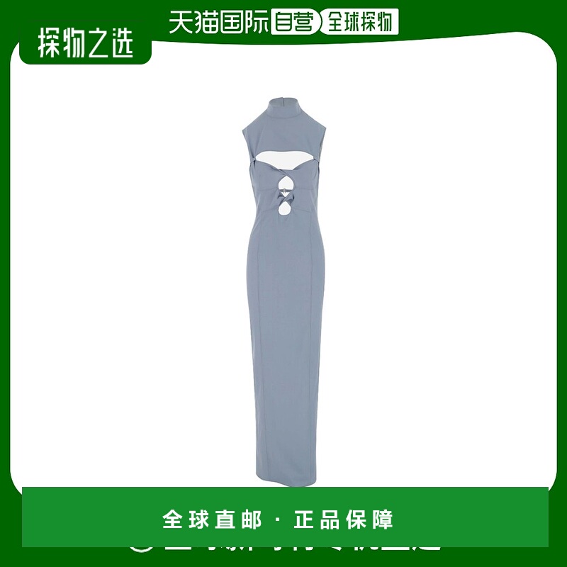 香港直邮Jacquemus logo无袖镂空连衣裙 221DR021