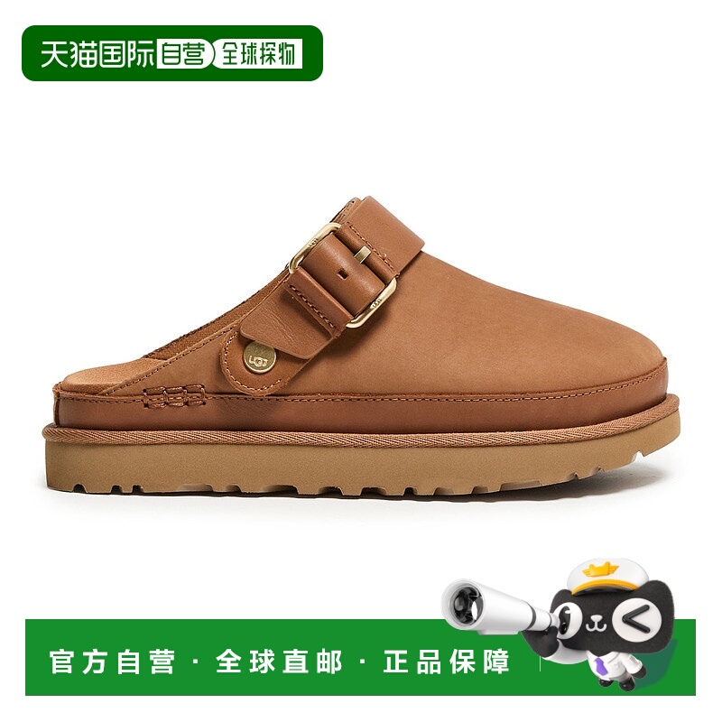 香港直邮Ugg 女士 Goldenstar Villa 木底鞋 brown棕色 舒适时尚