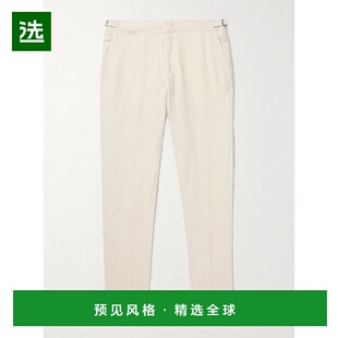 香港直邮1h可退 Orlebar Brown 男士 Griffon 锥形亚麻裤子 28075