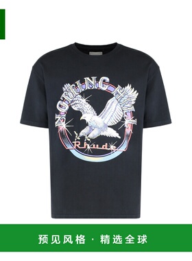 香港直邮RHUDE 男士T恤 RHPF25TT130120027 AW2025 黑色 T-shirt