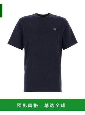 1h可退 香港直邮AUTRY 男士 深蓝棉质T恤 TSPMA7CB blue蓝色 舒适